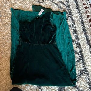 Tatiana Velvet One Shoulder Maxi Dress